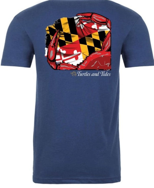 NEW! Crab-Spangled Banner - Short Sleeve - Turtles and Tides
