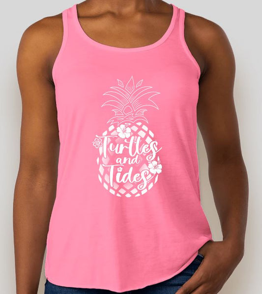 Sweet Summertime - Hot Pink Fashion Tank - Turtles and Tides