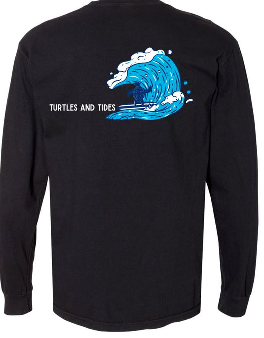 Midnight Surf Crew - Long Sleeve Tee - Turtles and Tides