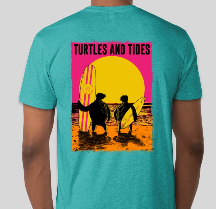 'Endless Summer' Vibe Tee, Tahiti Blue - Turtles and Tides 