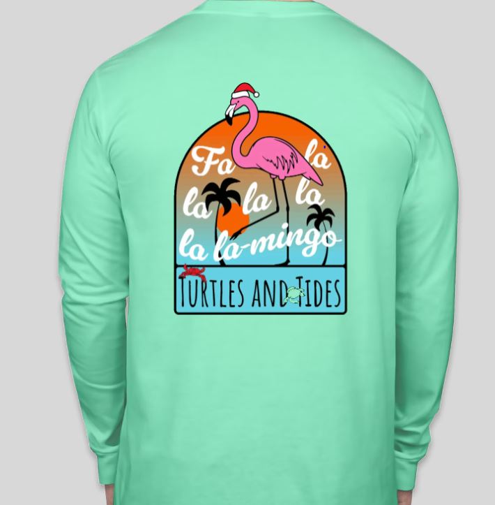 NEW! Festive Flamingo - Turtles and Tides 