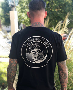 Barracuda Black Turtles and Tides Logo Tee