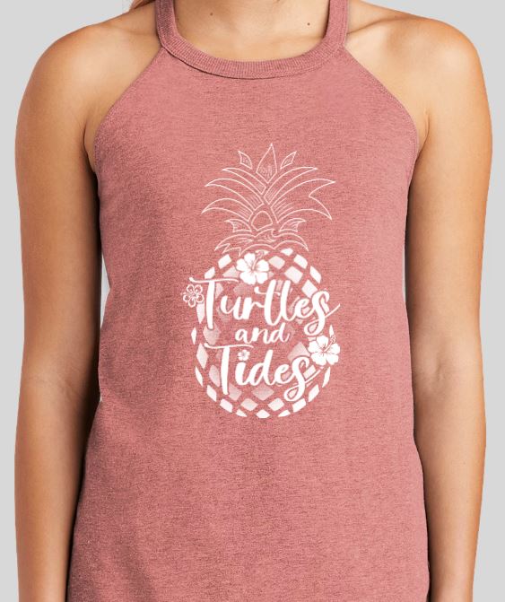 Sweet Summertime - Blush Rocker Tank - Turtles and Tides 