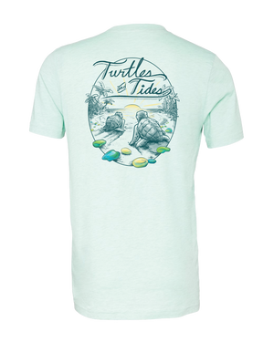 NEW! Tidal Treasures Sea Glass Tee - Turtles and Tides 