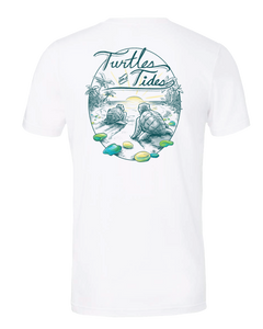 NEW! Tidal Treasures Sea Glass Tee - Turtles and Tides 