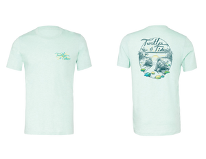 NEW! Tidal Treasures Sea Glass Tee - Turtles and Tides 