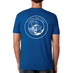 Deep Sea Blue Short Sleeve Turtles and Tides Logo Tee - Unisex Fit - Turtles and Tides 