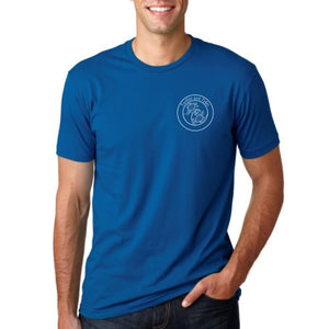 Deep Sea Blue Short Sleeve Turtles and Tides Logo Tee - Unisex Fit - Turtles and Tides 