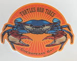 Chesapeake Bay Crab Sticker - Turtles and Tides 