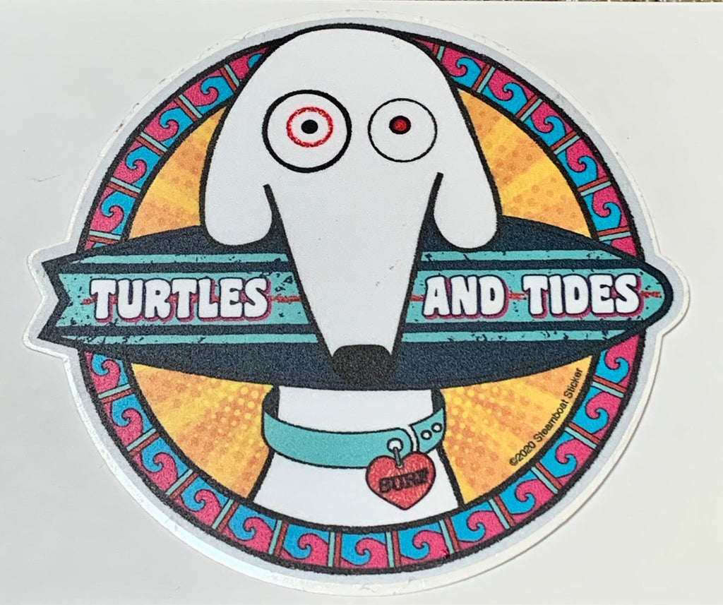 Board Dog Sticker - Turtles and Tides 
