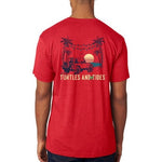 NEW!! Jeep Waves Tee, Vintage Red - Turtles and Tides 