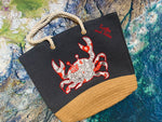 Large Crab Tote - Turtles and Tides 
