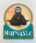Namaste Sloth - Turtles and Tides 