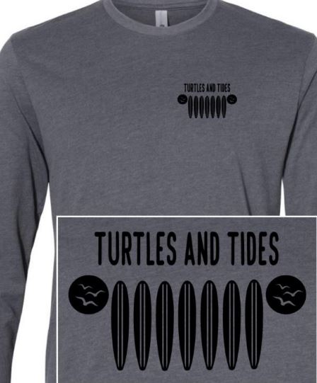NEW!! Jeep Waves Tee, Long Sleeve - Turtles and Tides 