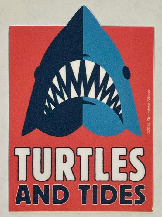 NEW! Jaw-some Sticker - Turtles and Tides 