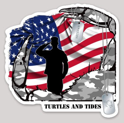 5.00" x 4.94" Sticker - Seasoned Crab Sticker - Turtles and Tides 