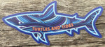 Shark Sticker - Turtles and Tides 