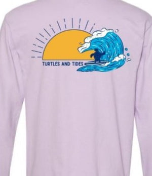 Sunrise Crew - Long Sleeve Tee - Turtles and Tides 