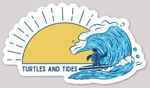 Sunrise Sticker - Turtles and Tides 