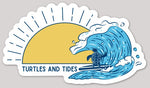 Sunrise Sticker - Turtles and Tides 