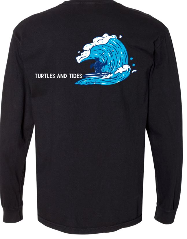 Midnight Surf Crew - Long Sleeve Tee - Turtles and Tides 