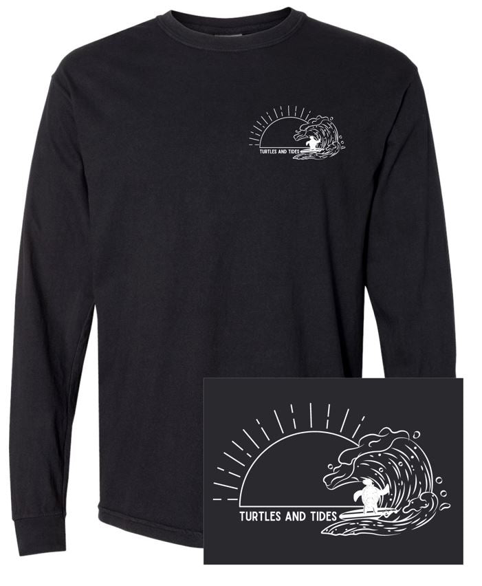 Midnight Surf Crew - Long Sleeve Tee - Turtles and Tides 