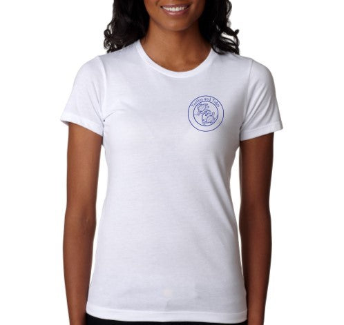 Wahoo White Short Sleeve Turtles and Tides Logo Tee - Unisex Fit - Turtles and Tides 