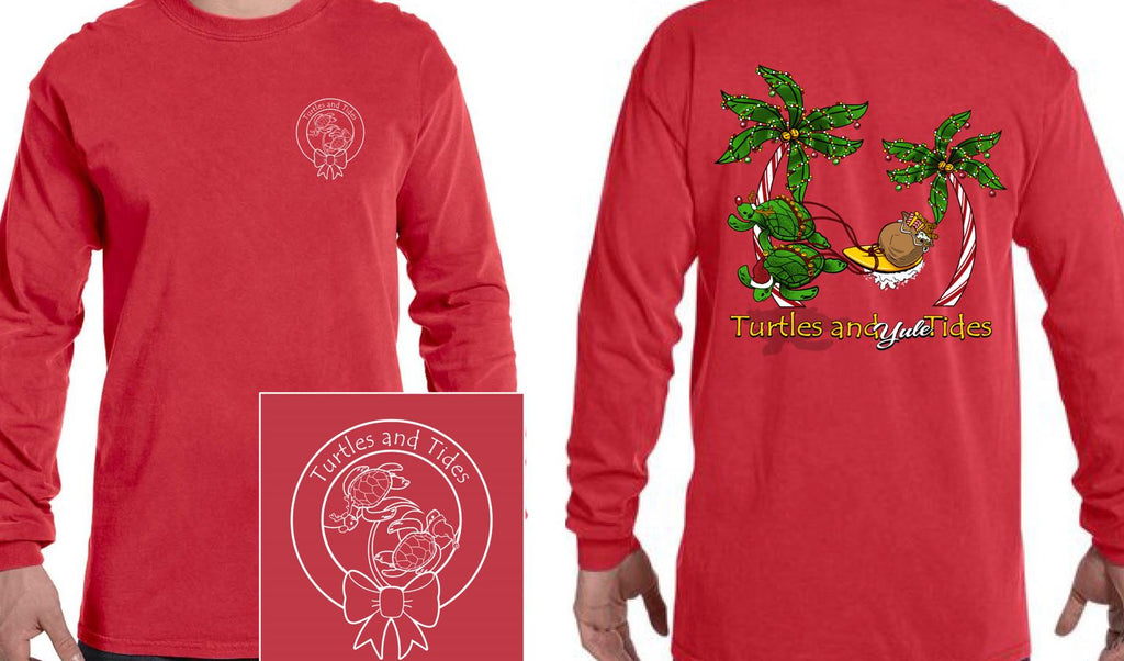 Turtles and Yuletides Long Sleeve Holiday Exclusive - Turtles and Tides 