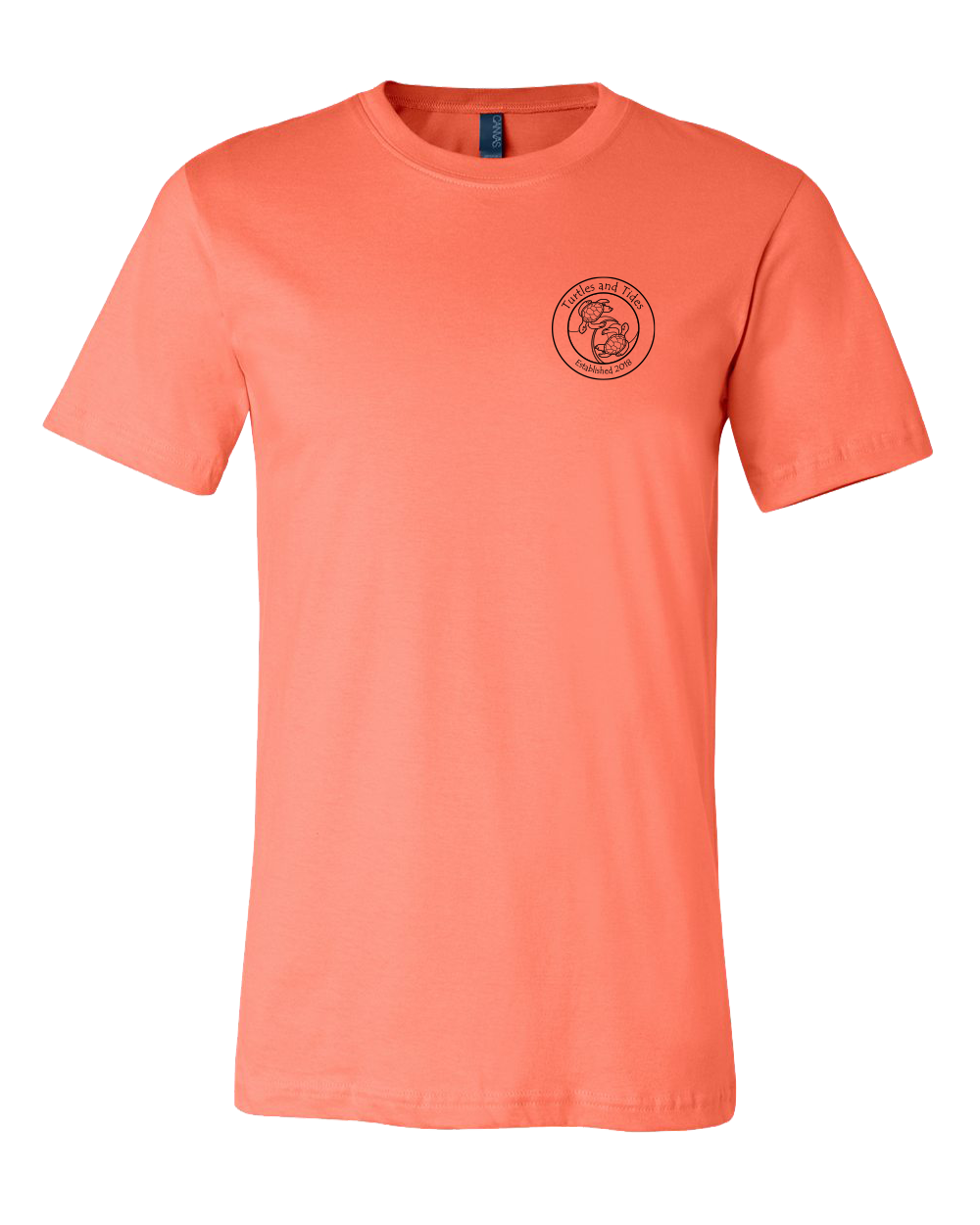 NEW!! Teachers Inspire - Coral Short Sleeve Tee - Turtles and Tides 