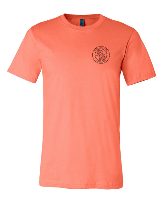 NEW!! Teachers Inspire - Coral Short Sleeve Tee - Turtles and Tides 