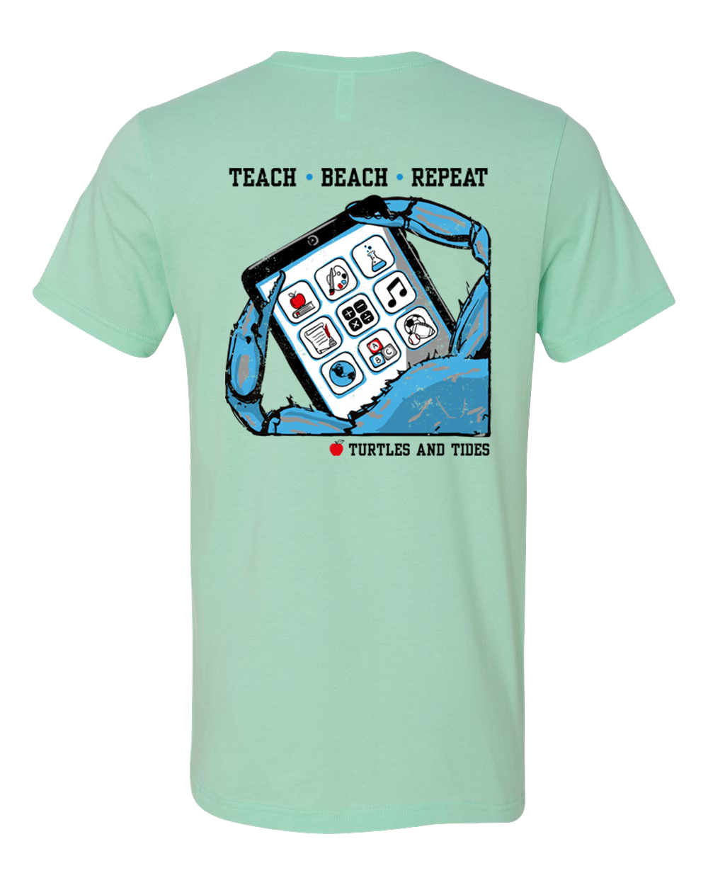 NEW!! Teachers Inspire - Mint Short Sleeve Tee - Turtles and Tides 