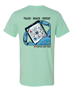NEW!! Teachers Inspire - Mint Short Sleeve Tee - Turtles and Tides 