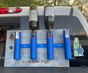 Fishizzle - Custom Wine Rack - Turtles and Tides 