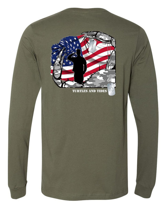 NEW!! 'Seasoned' Crab - Military Green - Turtles and Tides 